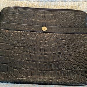 Lodis Croc Leather pouch cosmetics or tablet